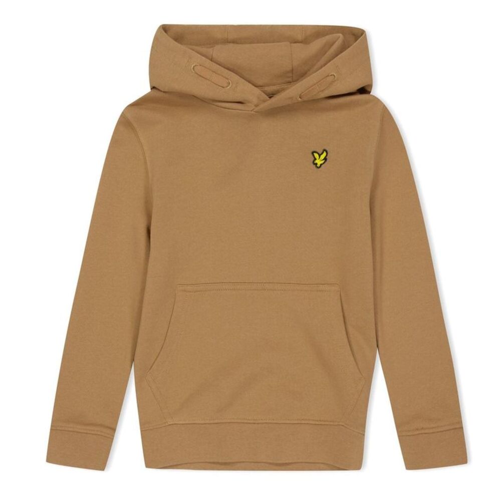 Lyle & Scott Childrens/Kids Logo Drawstring Hoodie / Tigers Eye